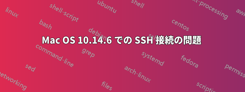 Mac OS 10.14.6 での SSH 接続の問題