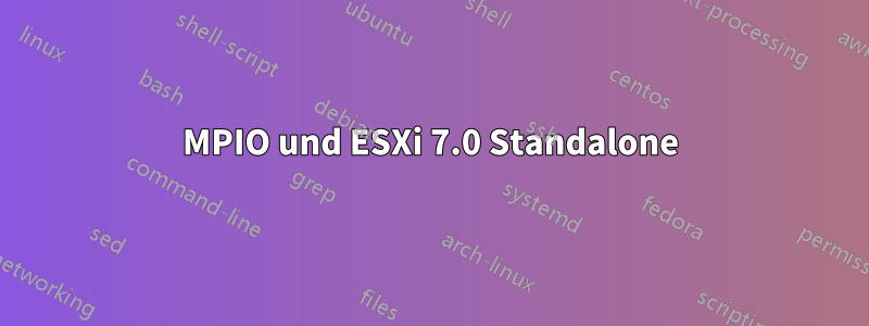 MPIO und ESXi 7.0 Standalone