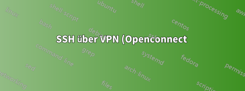 SSH über VPN (Openconnect) in einer Zeile