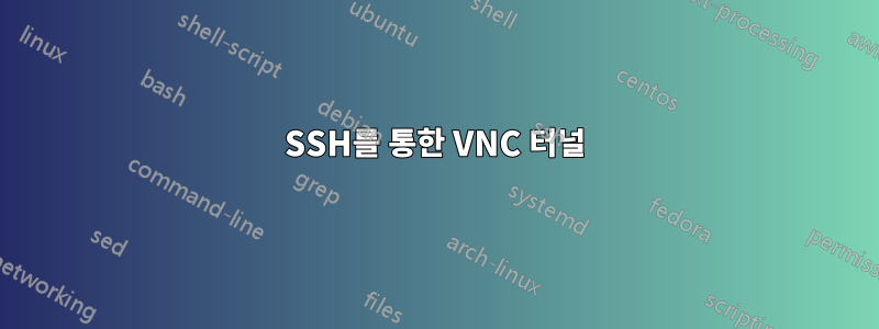 SSH를 통한 VNC 터널