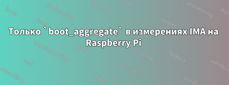 Только `boot_aggregate` в измерениях IMA на Raspberry Pi