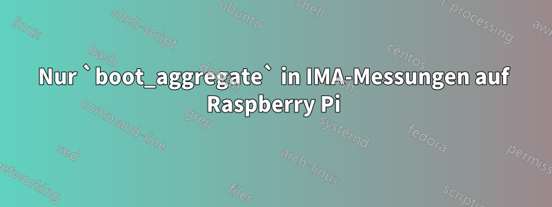 Nur `boot_aggregate` in IMA-Messungen auf Raspberry Pi