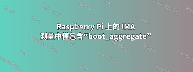 Raspberry Pi 上的 IMA 測量中僅包含“boot_aggregate”