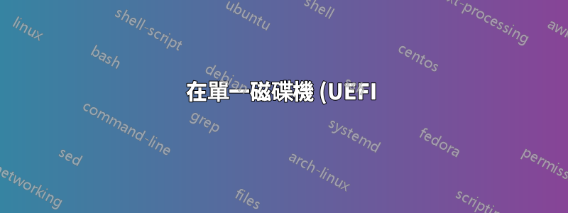 在單一磁碟機 (UEFI) 上使用 2 個 Windows 10 進行雙重啟動:為什麼一個 Windows 執行個體會執行完整的啟動週期?
