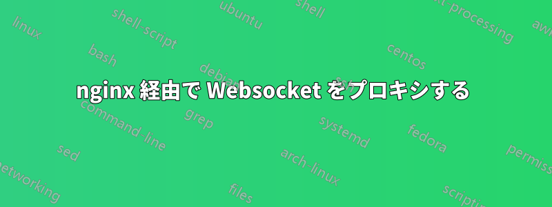 nginx 経由で Websocket をプロキシする