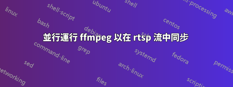 並行運行 ffmpeg 以在 rtsp 流中同步