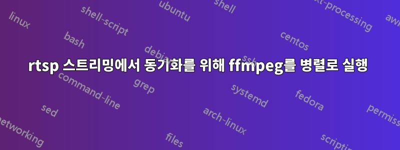 rtsp 스트리밍에서 동기화를 위해 ffmpeg를 병렬로 실행