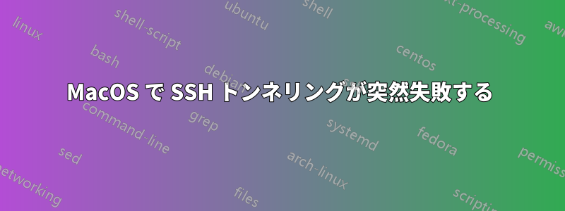 MacOS で SSH トンネリングが突然失敗する