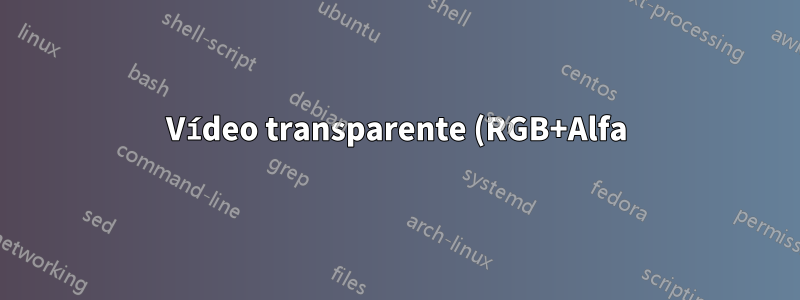 Vídeo transparente (RGB+Alfa) en PowerPoint
