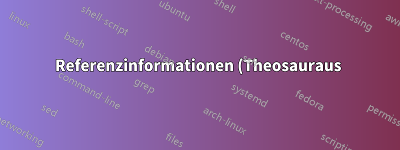 Referenzinformationen (Theosauraus) in Office 365 deaktivieren