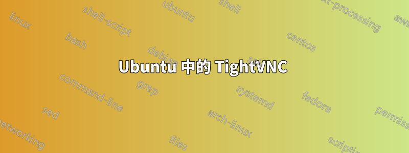 Ubuntu 中的 TightVNC