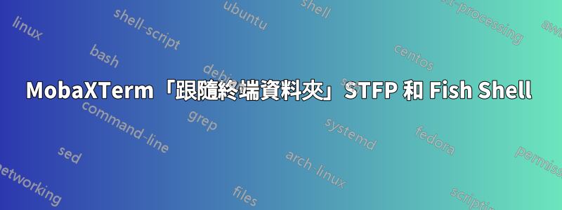 MobaXTerm「跟隨終端資料夾」STFP 和 Fish Shell