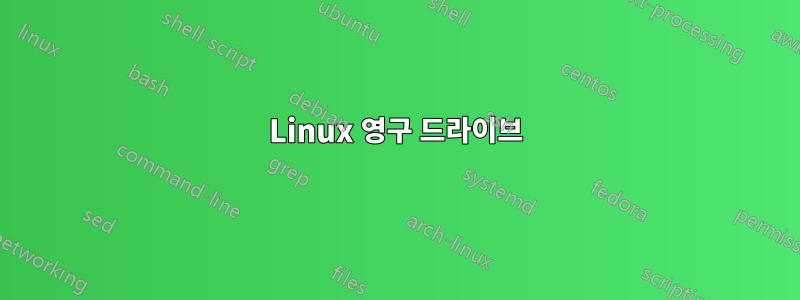 Linux 영구 드라이브