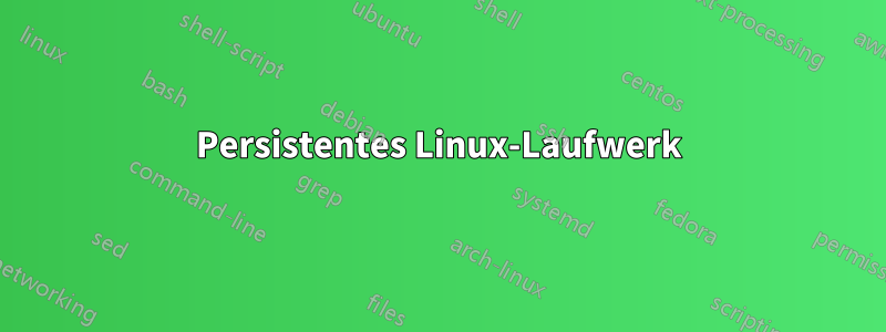 Persistentes Linux-Laufwerk