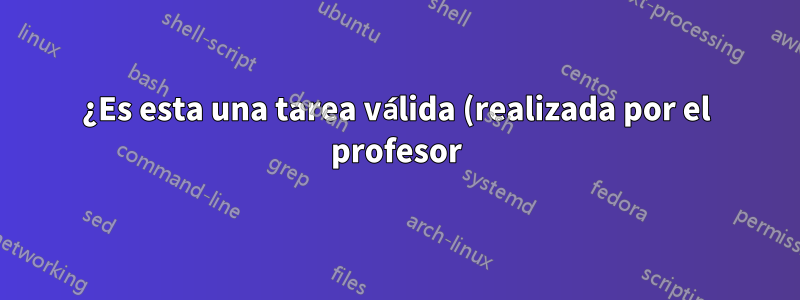 ¿Es esta una tarea válida (realizada por el profesor) sobre dividir hosts en dos subredes?