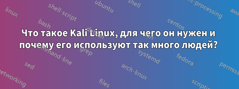 Что такое Kali Linux, для чего он нужен и почему его используют так много людей?