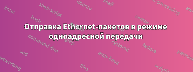 Отправка Ethernet-пакетов в режиме одноадресной передачи