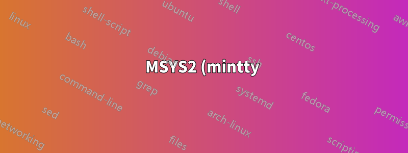 MSYS2 (mintty) ターミナルでファイルがシンボリック リンクか .lnk ショートカット ファイルかを判断する方法を教えてください。