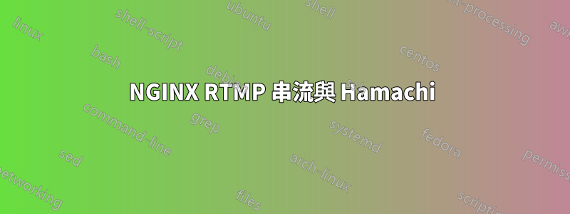 NGINX RTMP 串流與 Hamachi