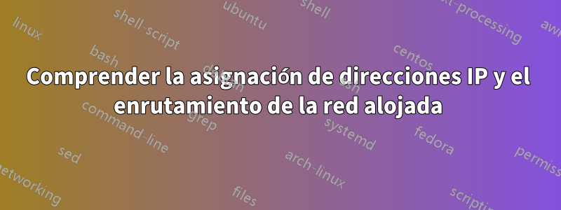 Comprender la asignación de direcciones IP y el enrutamiento de la red alojada