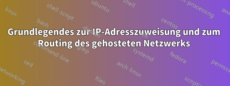 Grundlegendes zur IP-Adresszuweisung und zum Routing des gehosteten Netzwerks