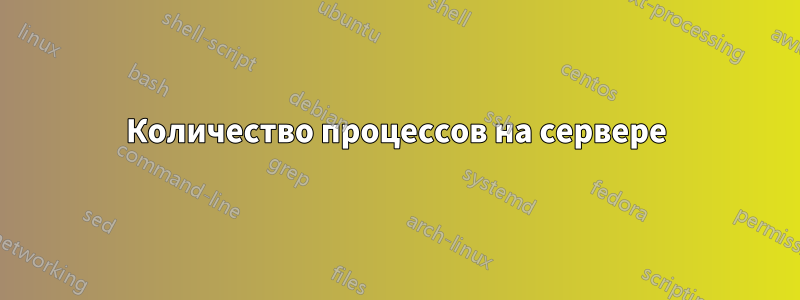 Количество процессов на сервере