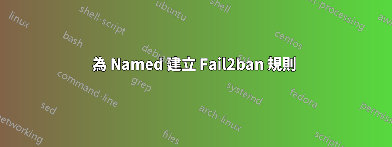 為 Named 建立 Fail2ban 規則