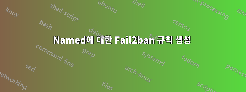 Named에 대한 Fail2ban 규칙 생성