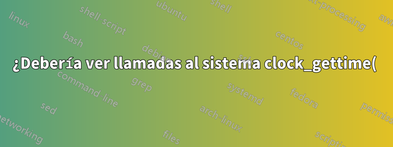 ¿Debería ver llamadas al sistema clock_gettime() (no VDSO) en x86_64 usando HPET?