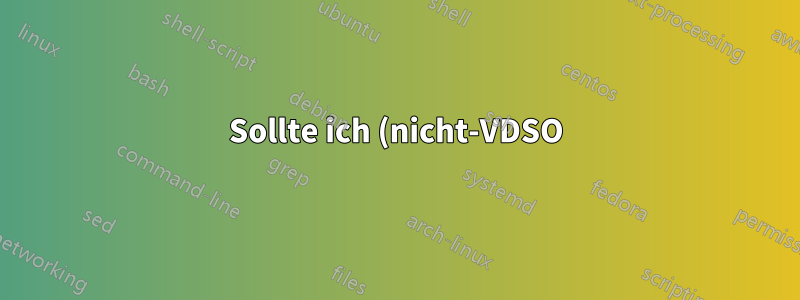Sollte ich (nicht-VDSO) clock_gettime()-Systemaufrufe auf x86_64 mit HPET sehen?