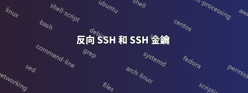 反向 SSH 和 SSH 金鑰