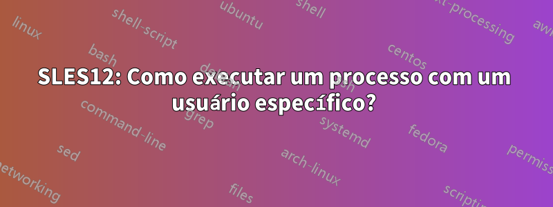 SLES12: Como executar um processo com um usuário específico?