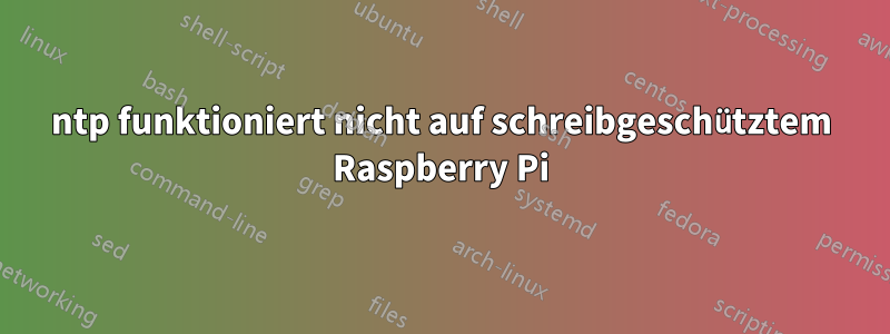 ntp funktioniert nicht auf schreibgeschütztem Raspberry Pi