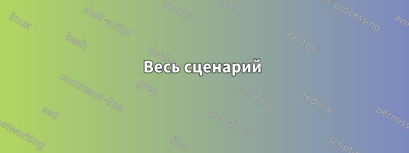 Весь сценарий