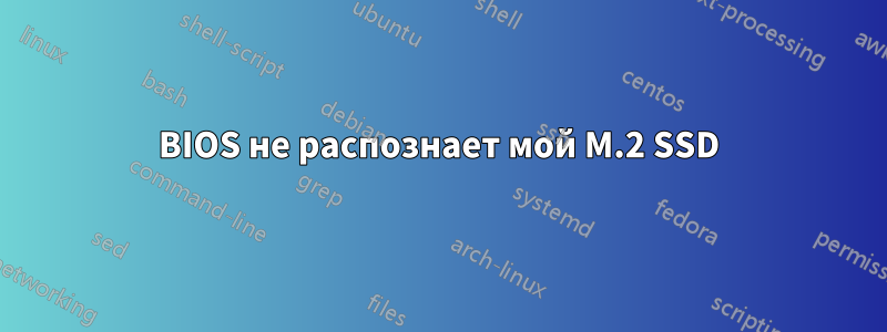 BIOS не распознает мой M.2 SSD