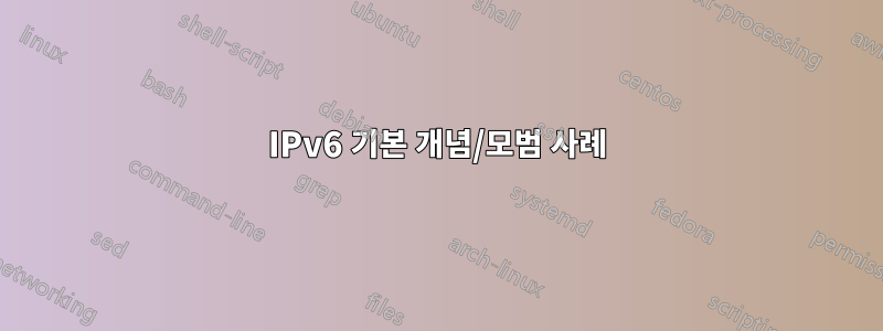 IPv6 기본 개념/모범 사례