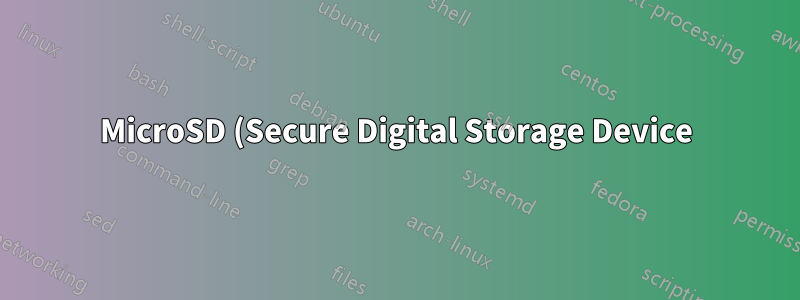 MicroSD (Secure Digital Storage Device) ist nicht formatierbar, löschbar oder wiederverwendbar