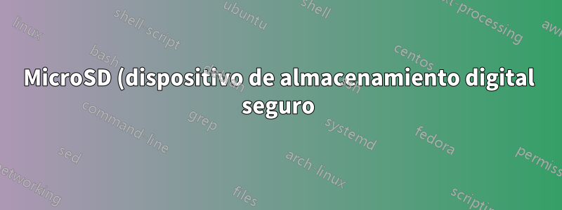 MicroSD (dispositivo de almacenamiento digital seguro) no se puede formatear, eliminar ni reutilizar