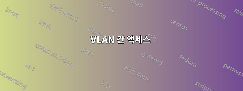 VLAN 간 액세스