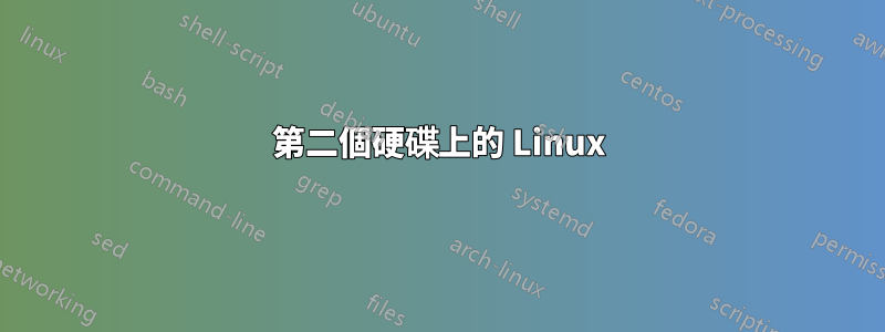 第二個硬碟上的 Linux