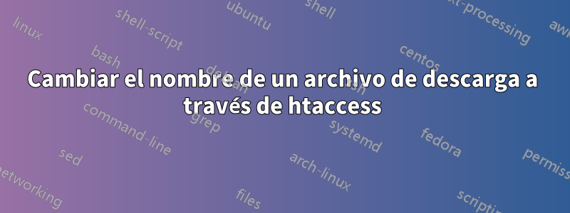 Cambiar el nombre de un archivo de descarga a través de htaccess