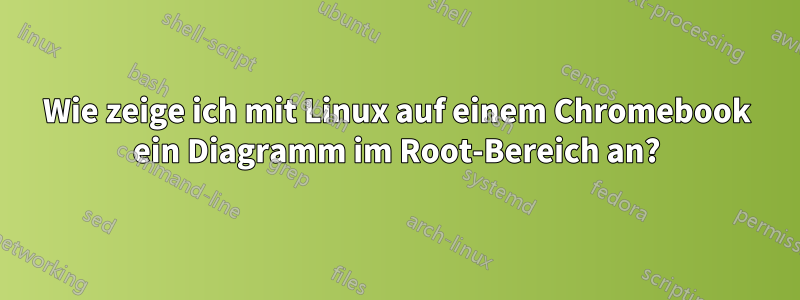 Wie zeige ich mit Linux auf einem Chromebook ein Diagramm im Root-Bereich an?