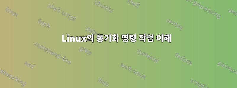 Linux의 동기화 명령 작업 이해 