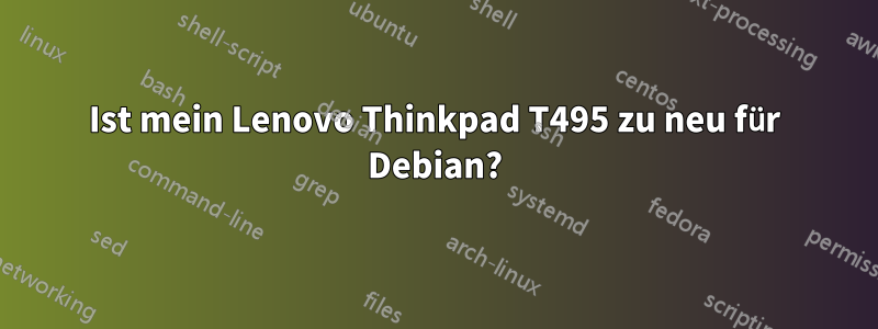 Ist mein Lenovo Thinkpad T495 zu neu für Debian?