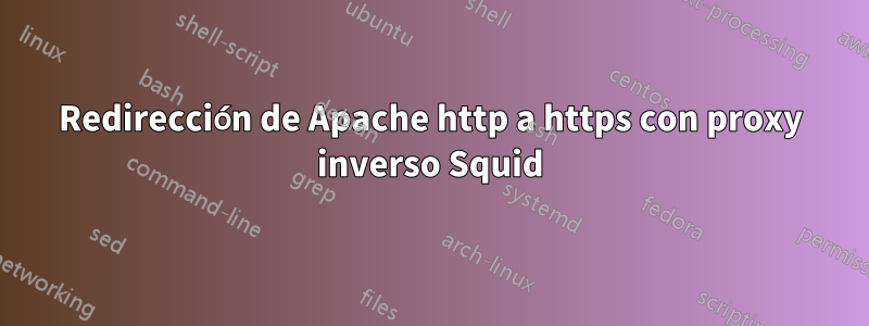 Redirección de Apache http a https con proxy inverso Squid