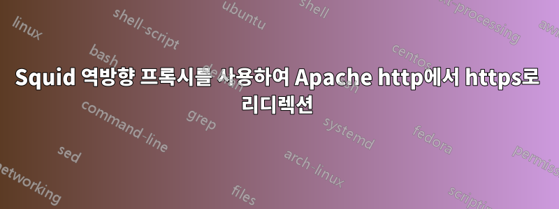Squid 역방향 프록시를 사용하여 Apache http에서 https로 리디렉션