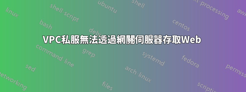 VPC私服無法透過網關伺服器存取Web