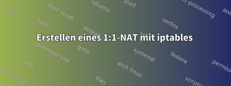 Erstellen eines 1:1-NAT mit iptables