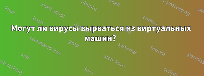 Могут ли вирусы вырваться из виртуальных машин? 