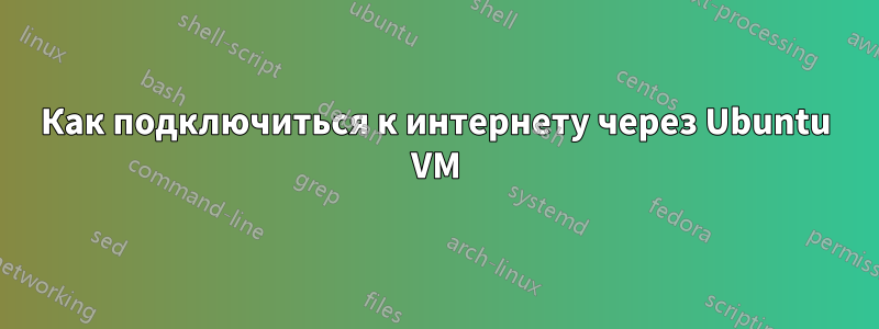 Как подключиться к интернету через Ubuntu VM